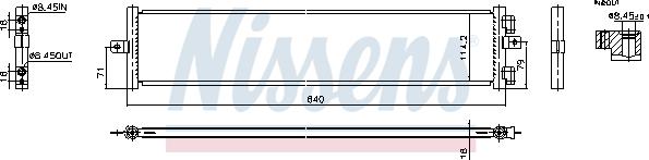 NISSENS 941309 - Конденсатор, кондиціонер autocars.com.ua