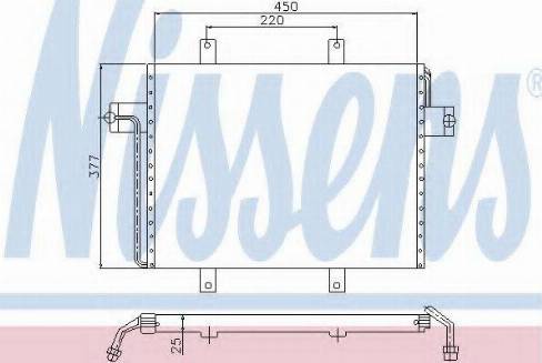 Nissens 94237 - Конденсатор кондиционера autodnr.net