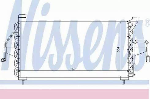 Nissens 94436 - Конденсатор кондиционера avtokuzovplus.com.ua