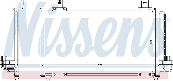 Nissens  94456 - Радiатор кондицiонера autocars.com.ua