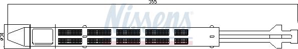 Nissens 95468 - Осушитель, кондиционер avtokuzovplus.com.ua