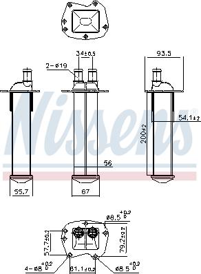 Nissens 961221 - Интеркулер autocars.com.ua