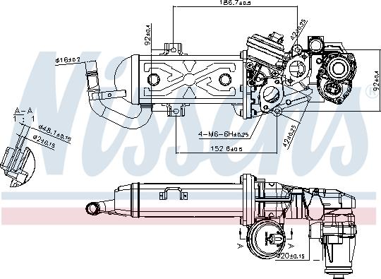 Nissens 98178 - Клапан возврата ОГ autodnr.net