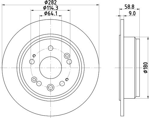 Nisshinbo ND2001K - Тормозной диск autodnr.net