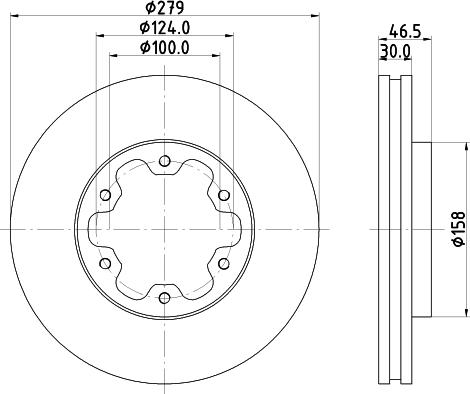 Nisshinbo ND2037K - Гальмівний диск autocars.com.ua