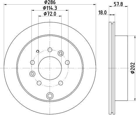 Nisshinbo ND5036 - Тормозной диск autodnr.net