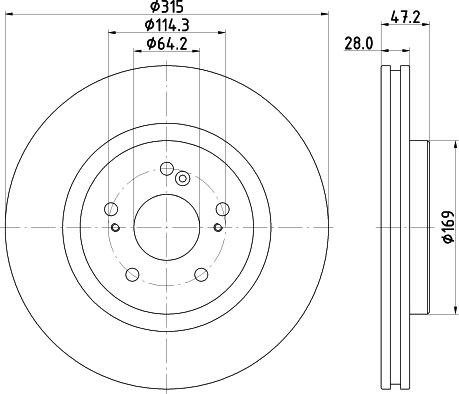 Nisshinbo ND8066K - Гальмівний диск autocars.com.ua