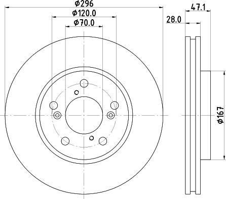 Nisshinbo ND8068K - Гальмівний диск autocars.com.ua