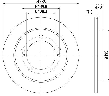 Nisshinbo ND9015 - Тормозной диск avtokuzovplus.com.ua