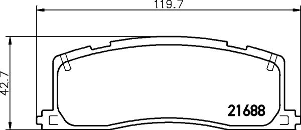 Nisshinbo NP1074 - Гальмівні колодки, дискові гальма autocars.com.ua