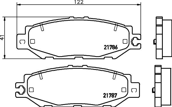 Nisshinbo NP1099 - Гальмівні колодки, дискові гальма autocars.com.ua