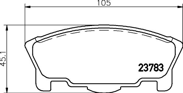 Nisshinbo NP1156 - Гальмівні колодки, дискові гальма autocars.com.ua