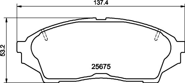 Nisshinbo NP1178 - Гальмівні колодки, дискові гальма autocars.com.ua