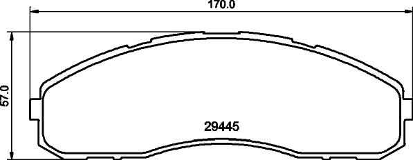 Nisshinbo NP1180SC - Гальмівні колодки, дискові гальма autocars.com.ua