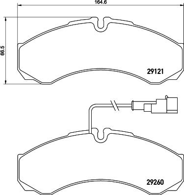 Nisshinbo NP2090 - Тормозные колодки, дисковые, комплект autodnr.net