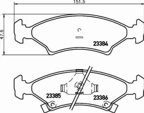 Budweg Caliper 523096 - Гальмівні колодки, дискові гальма autocars.com.ua