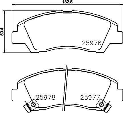 Magneti Marelli 363700202391 - Гальмівні колодки, дискові гальма autocars.com.ua