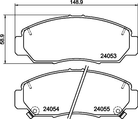 QUARO QP3211 - Гальмівні колодки, дискові гальма autocars.com.ua