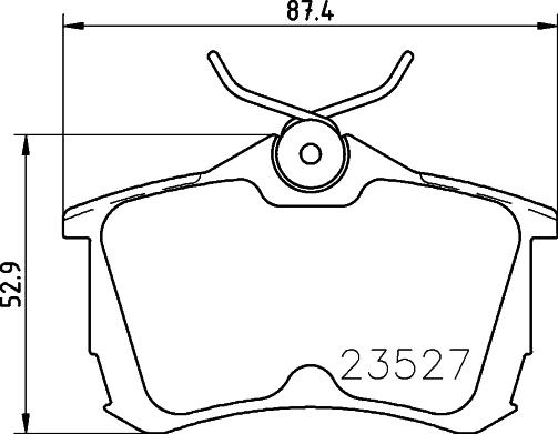 Nisshinbo NP8029 - Гальмівні колодки, дискові гальма autocars.com.ua