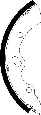 Nisshinbo NS3005 - Комплект гальм, барабанний механізм autocars.com.ua