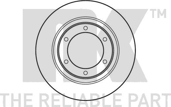NK 201901 - Тормозной диск avtokuzovplus.com.ua