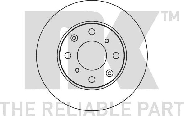 NK 202665 - Гальмівний диск autocars.com.ua