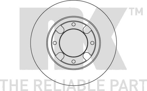 NK 203013 - Гальмівний диск autocars.com.ua