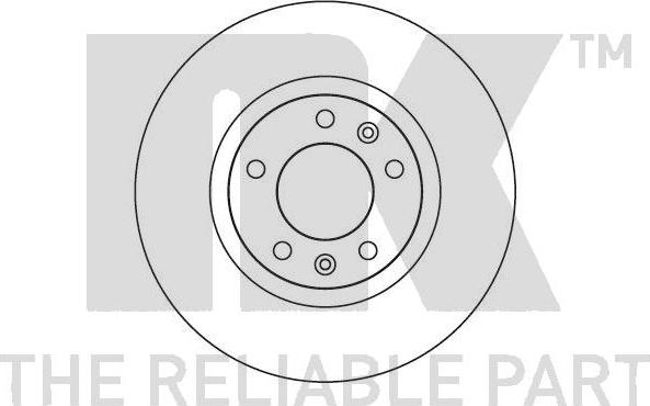 NK 203723 - Гальмівний диск autocars.com.ua