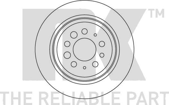 NK 204803 - Тормозной диск avtokuzovplus.com.ua