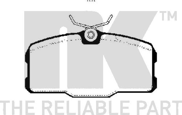 NK 223313 - Тормозные колодки, дисковые, комплект avtokuzovplus.com.ua