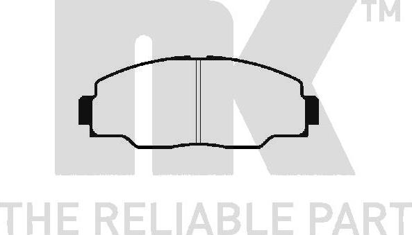 NK 224516 - Гальмівні колодки, дискові гальма autocars.com.ua