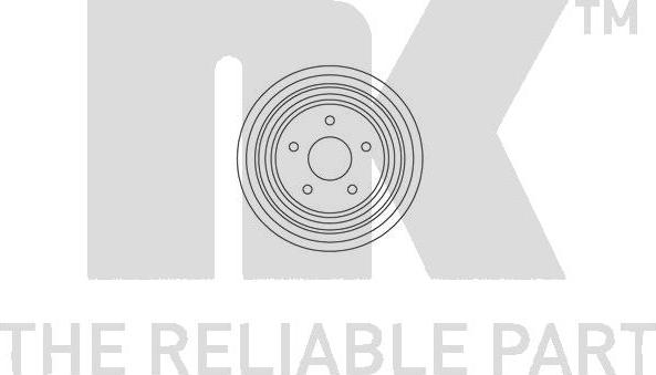 NK 252518 - Гальмівний барабан autocars.com.ua