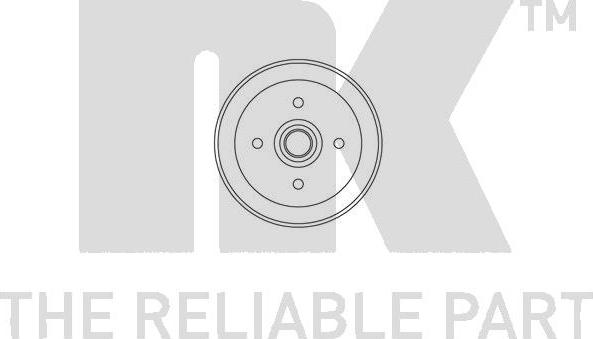 NK 253005 - Гальмівний барабан autocars.com.ua