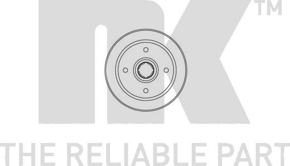 NK 253203 - Гальмівний барабан autocars.com.ua