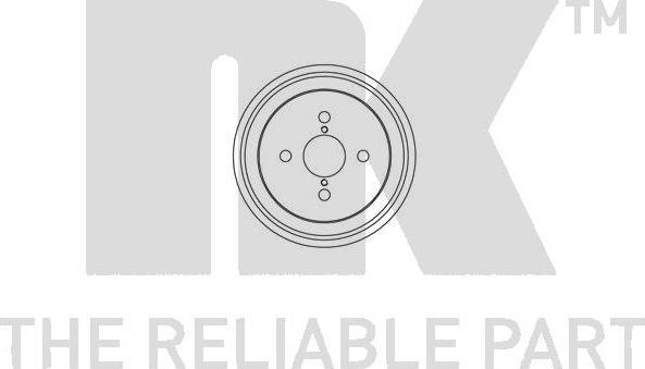 NK 254508 - Гальмівний барабан autocars.com.ua