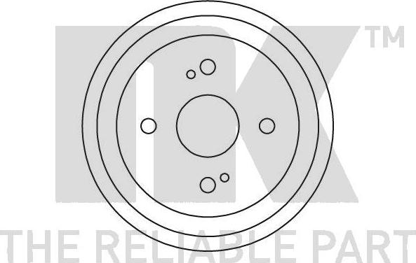 NK 259906 - Тормозной барабан avtokuzovplus.com.ua