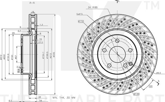 NK 3133147 - Тормозной диск autodnr.net