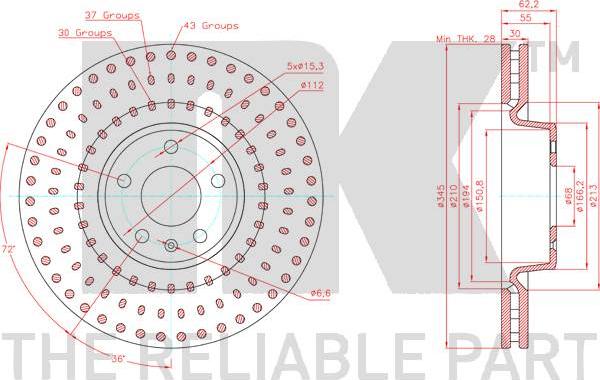 NK 3147169 - Тормозной диск autodnr.net