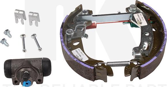 NK 442369601 - Комплект тормозных колодок, барабанные autodnr.net