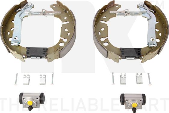 NK 443670502 - Комплект тормозных колодок, барабанные autodnr.net