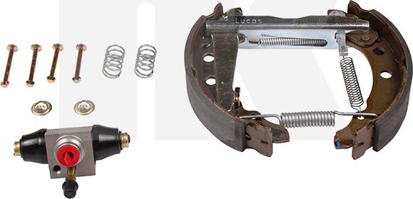 NK 444734002 - Комплект тормозных колодок, барабанные autodnr.net