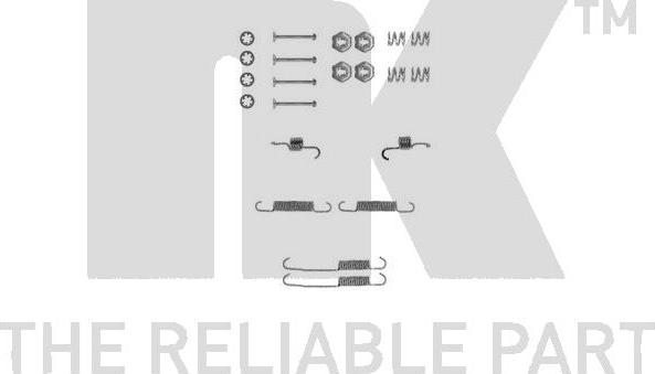 NK 7925673 - Комплектуючі, барабанний гальмівний механізм autocars.com.ua
