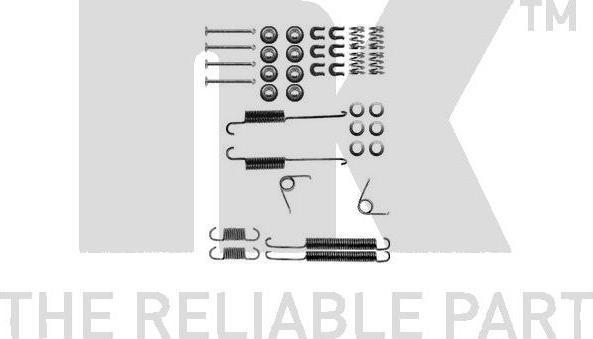 NK 7930695 - Комплектуючі, барабанний гальмівний механізм autocars.com.ua