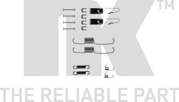 NK 7945534 - Комплектуючі, барабанний гальмівний механізм autocars.com.ua