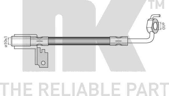 NK 852583 - Тормозной шланг avtokuzovplus.com.ua