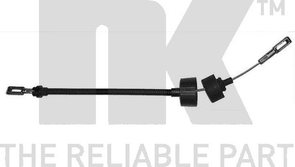 NK 921911 - Трос, управління зчепленням autocars.com.ua