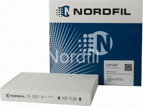 NORDFIL CN1007 - Фильтр воздуха в салоне autodnr.net