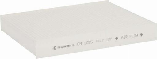 NORDFIL CN1035 - Фільтр, повітря у внутрішній простір autocars.com.ua