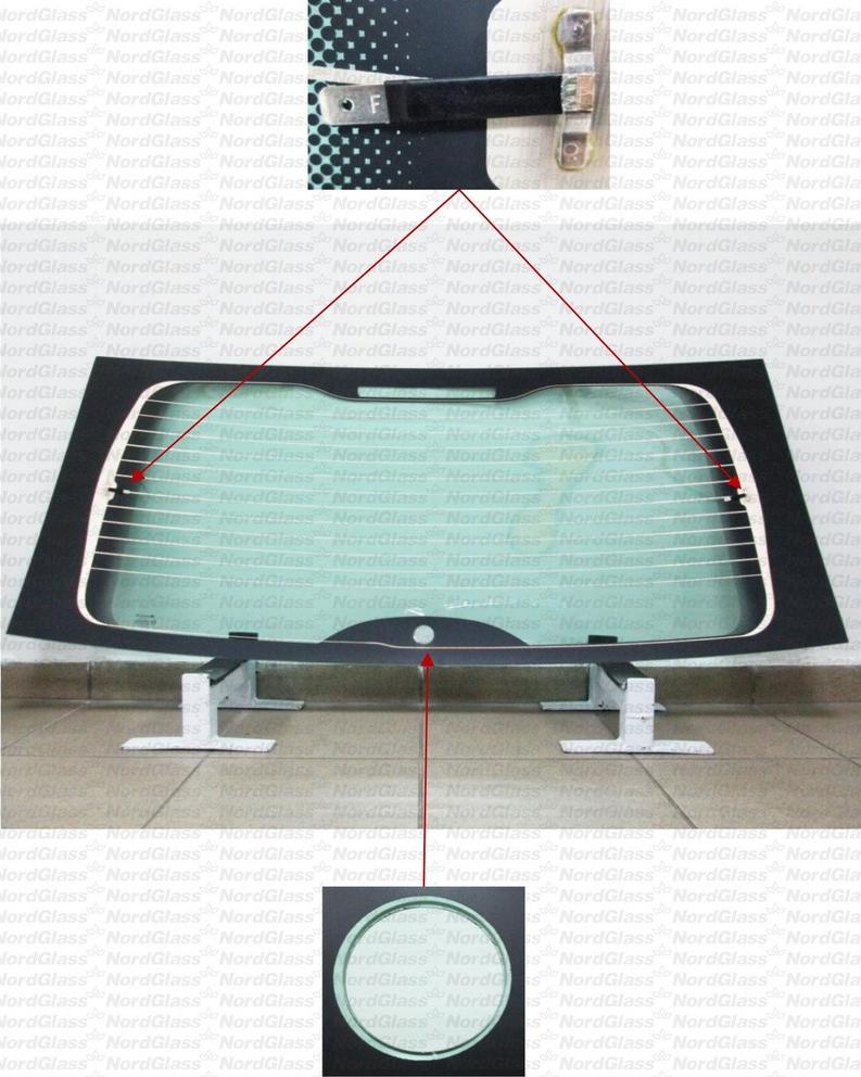 NordGlass 4026045 - Заднє скло autocars.com.ua