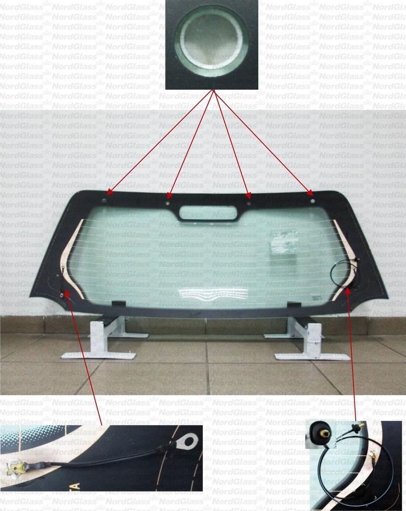 NordGlass 4037234 - Заднє скло autocars.com.ua